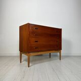 1960s vintage Danish design teak chest of drawers by Arne Hovmand Olsen for Mogens Kold