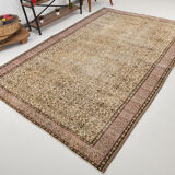 Hand-made vintage rug 303x206cm