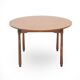 Plateau de table rond en teck, années 1960