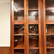 Classic English Mahogany Library Cabinet