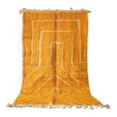 Handmade orange rug 200cm x 300cm