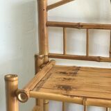 Folding bamboo shelf