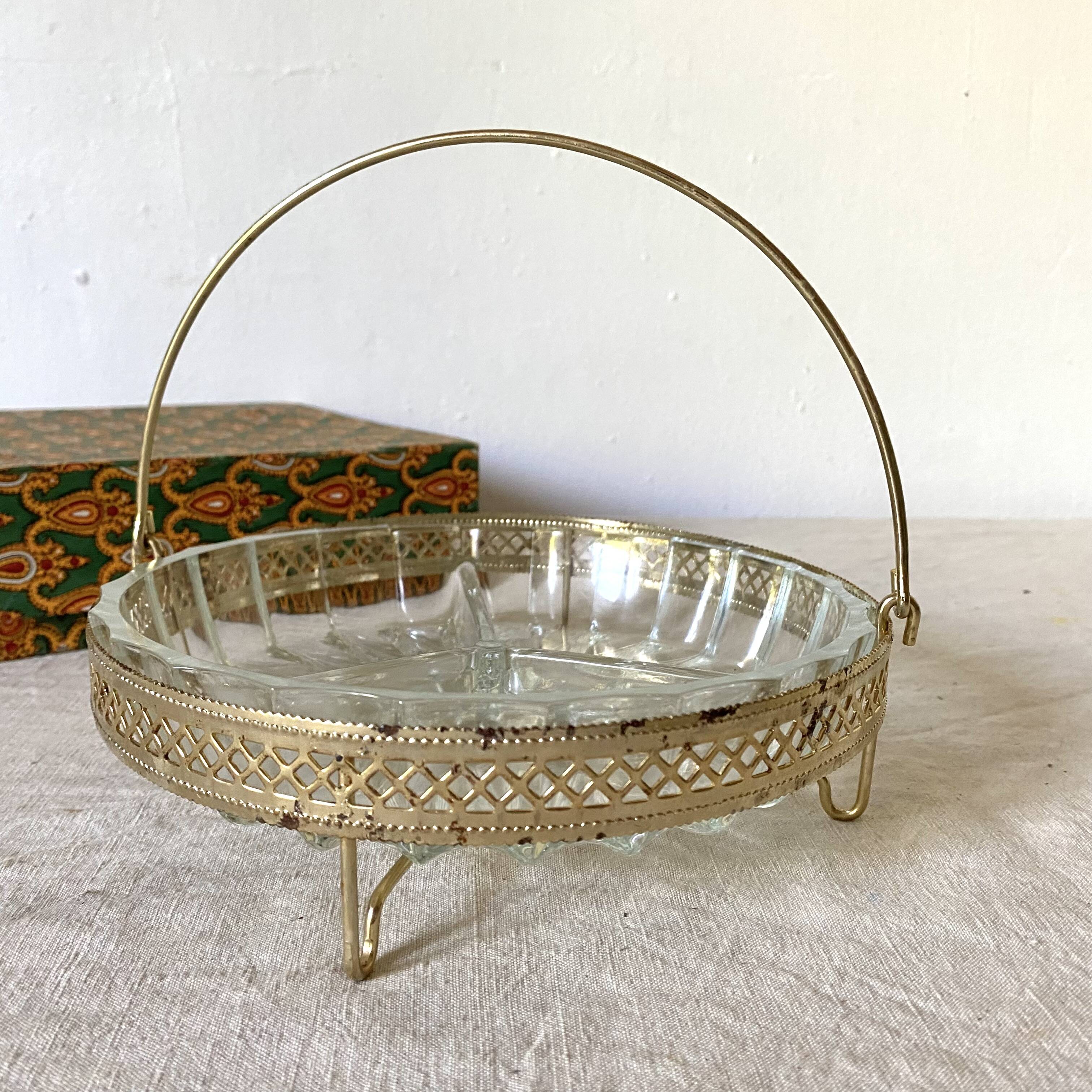70s aperitif serving dish