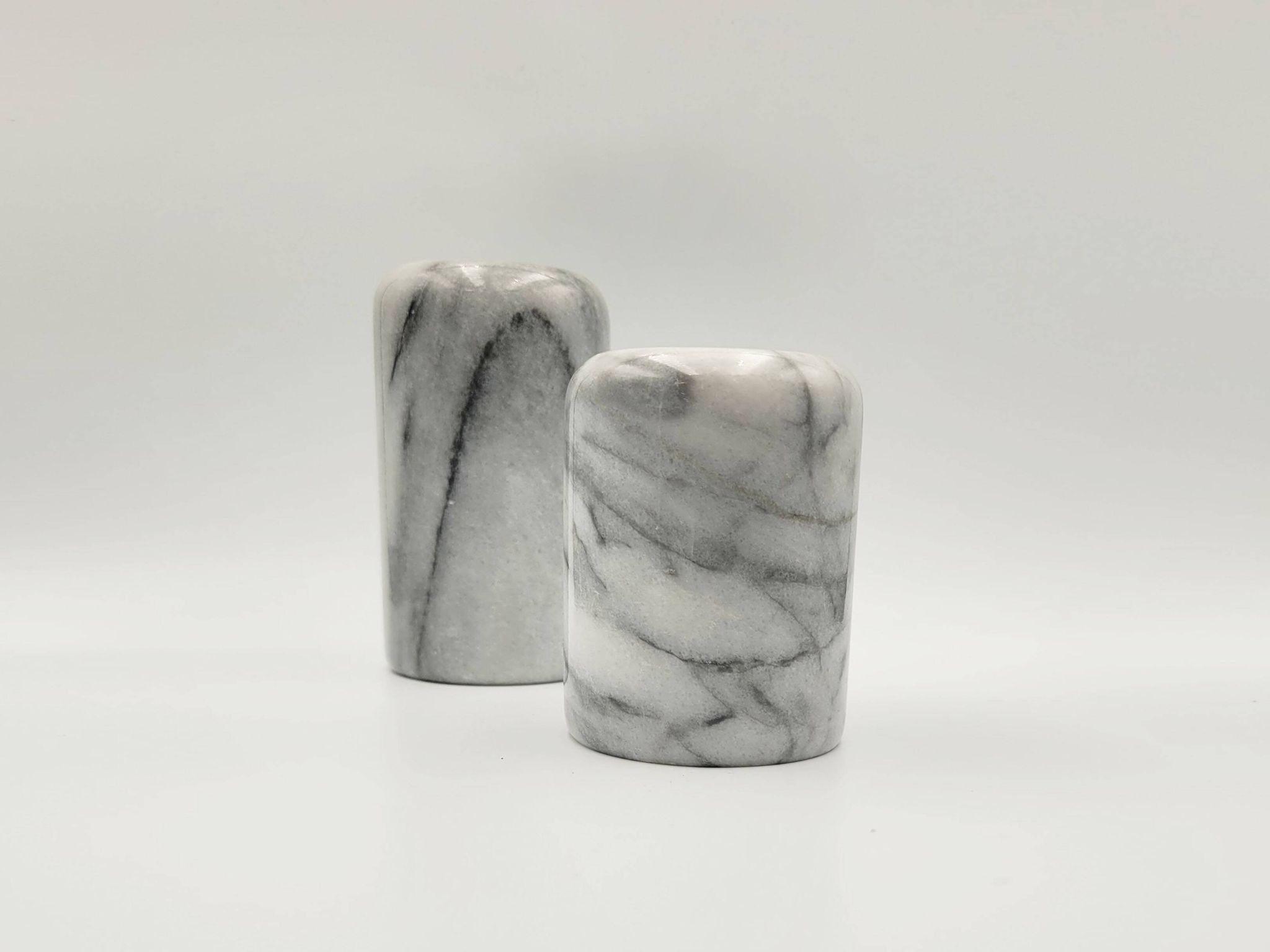Marble candleholder set, Danish design, 1970s, production: Denmark