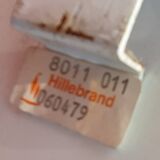 Miroir rond vintage en aluminium Egon Hillebrand, ø 53 cm, années 1960, Allemagne