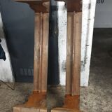 2 solid oak farm benches