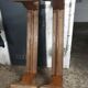 2 solid oak farm benches
