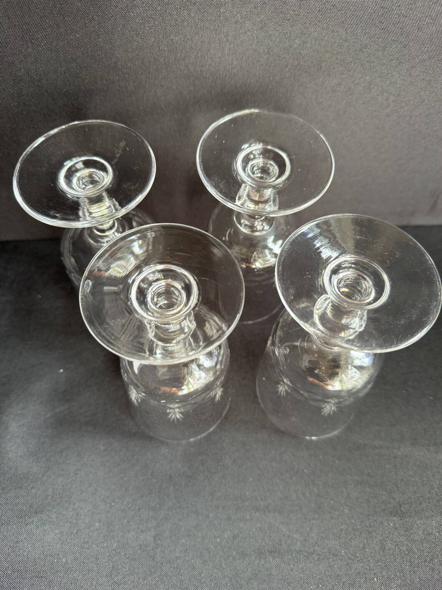 4 verres à vin Baccarat