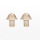 Pair of Zebra lamps by Peill and Putzler, Germany 1970s