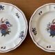 8 antique dessert plates in Sarreguemines earthenware