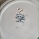 5 earthenware plates from Creil and Montereau "Crémone", ironstone Art Nouveau