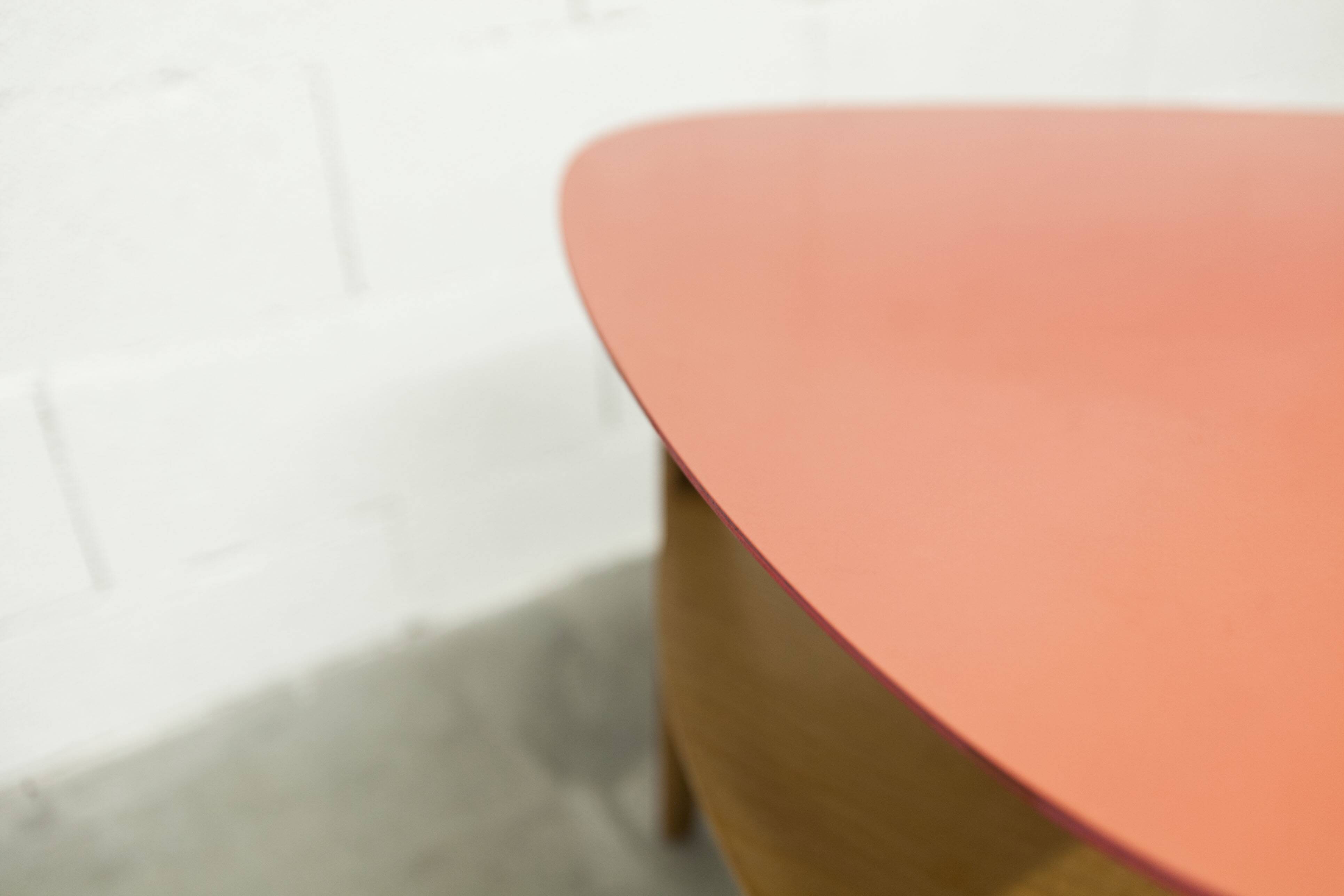 Baumann "bowwood" tripod coffee table designed by Hugues Steiner 1960