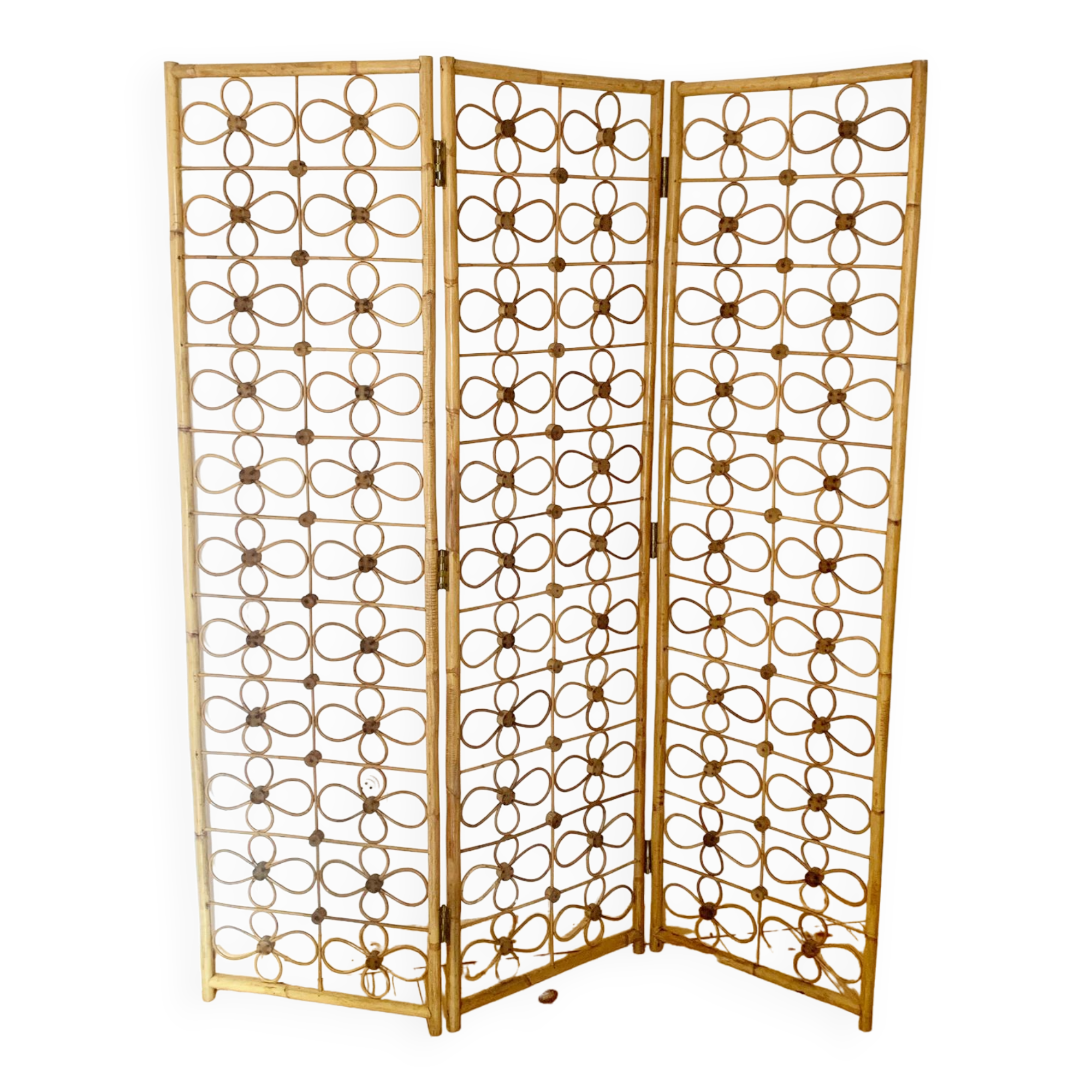 Rattan screen from the 1950s