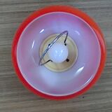 Hanging lamp in opaline, vintage