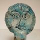 Sun sculpture in glazed terracotta, 1970