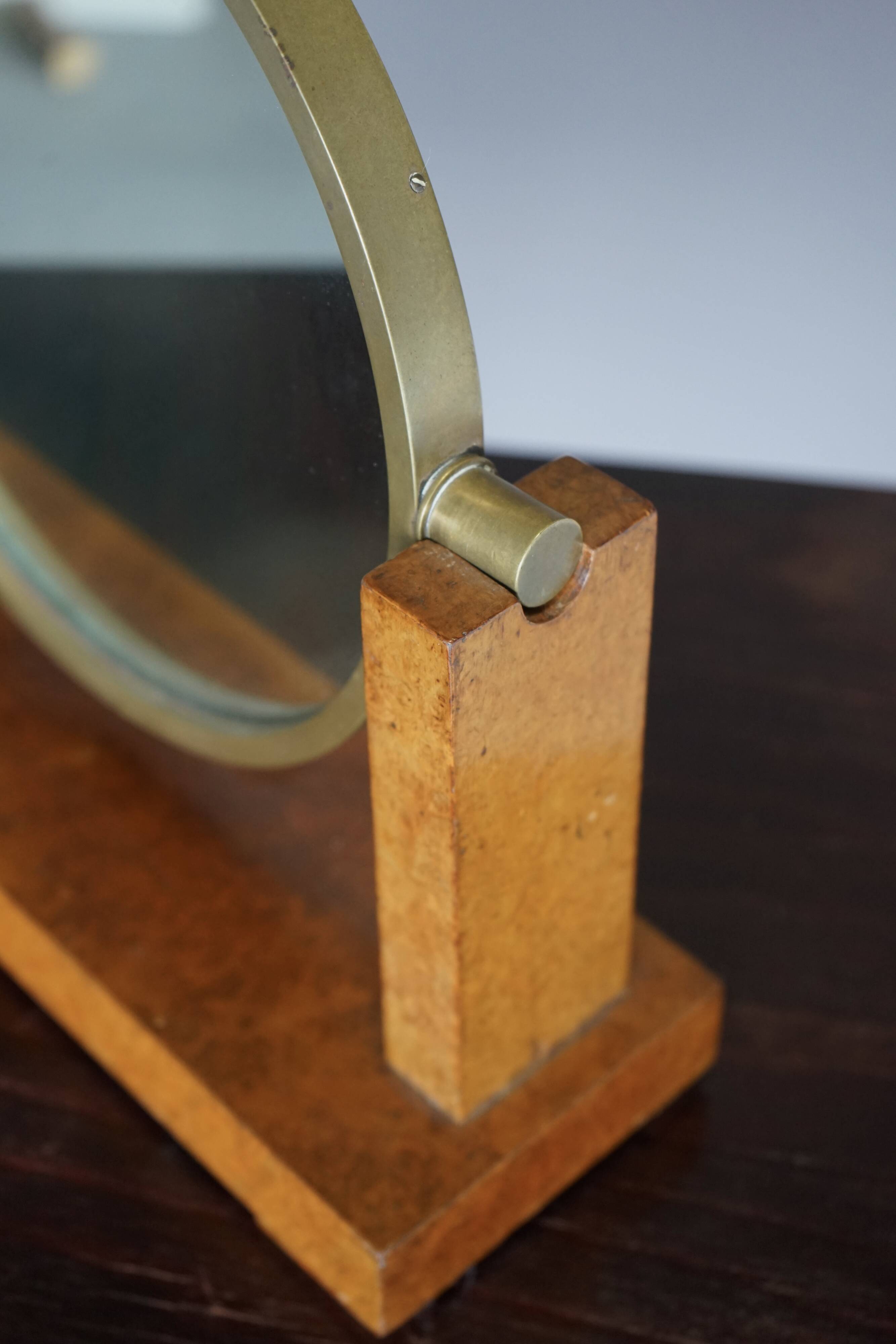 Art Deco Vanity Mirror by Émile-Jacques Ruhlmann, France, 1920s