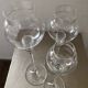 Trio of blown glass vases