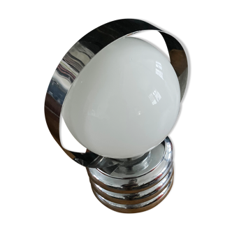 Lampe design italien verre opaline