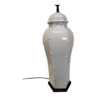 Large Hollywood Regency Style Ceramic Lamp Base