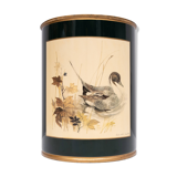 English Metal Waste Basked Bird lithograph 1960s