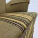 1960s, Danish highback armchair, original green furniture wool.