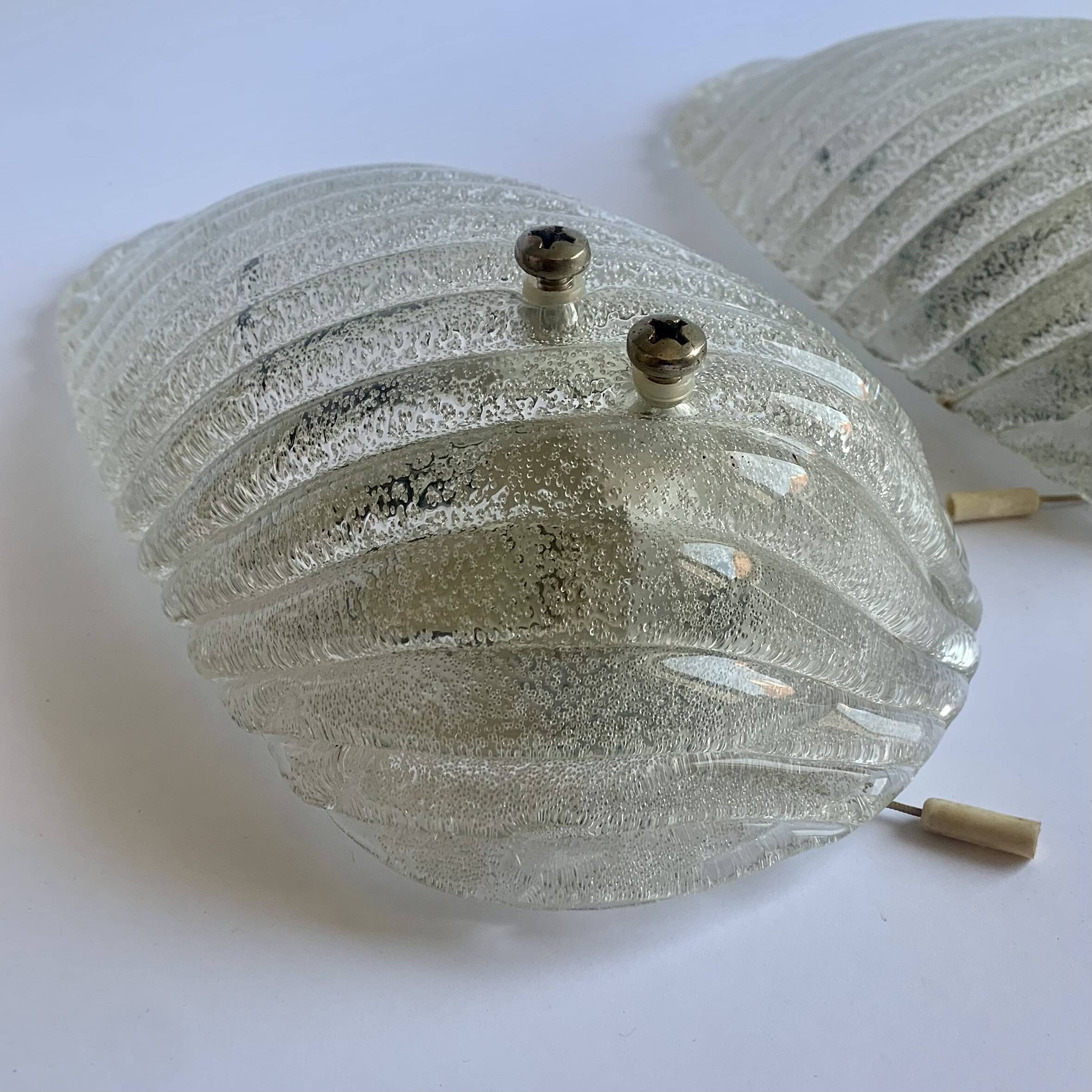 Pair of wall lamps, Austria, 1960s