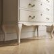 Commode vintage courbée avec plateau en marbre - Rénovée