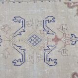 Decorative Oushak Vintage Wool Rug sku 3319