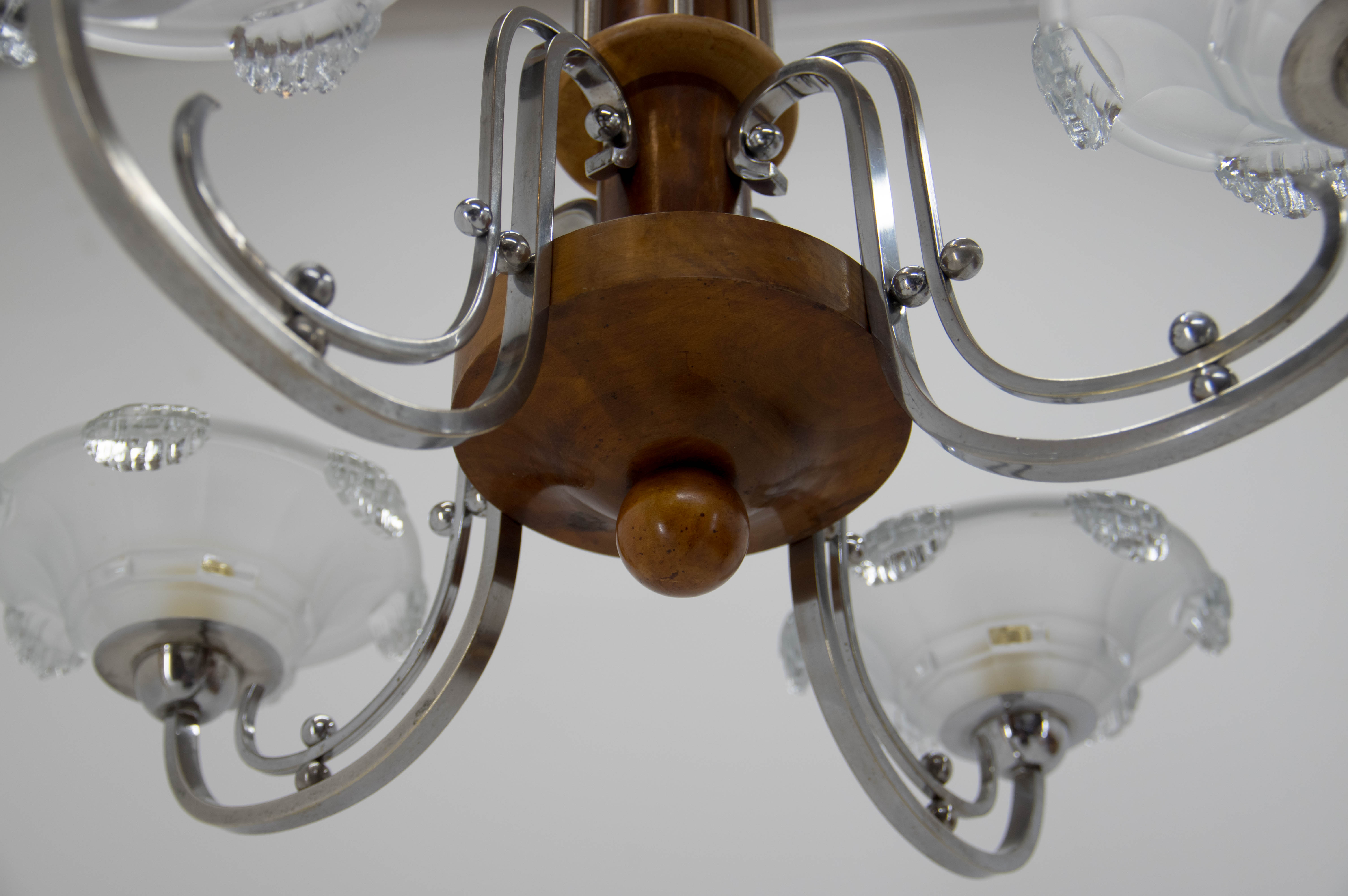 Art deco chandelier  1930s
