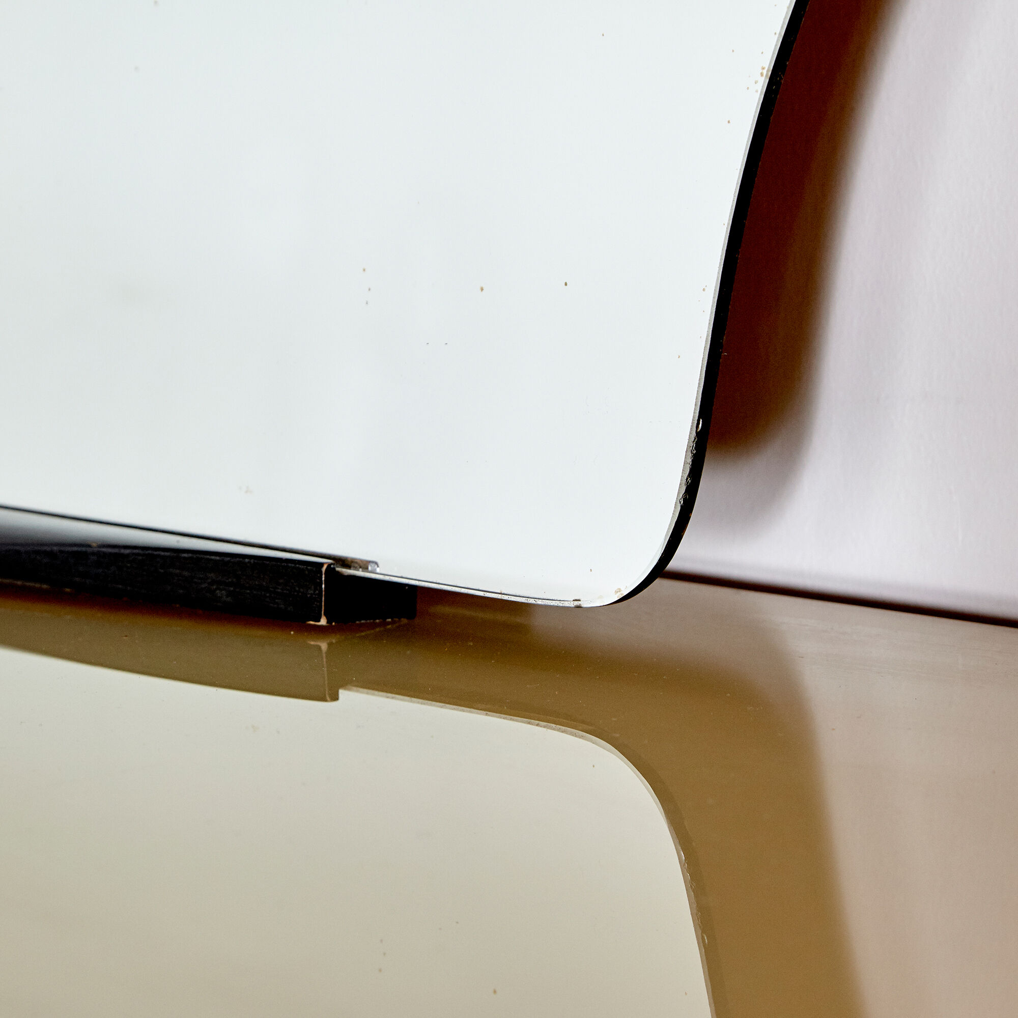 Italian walnut sideboard with mirror