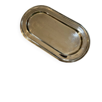Silver-plated foie gras dish