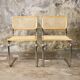 Pair of Cesca B32 wooden chairs, made in Italy, 1970s