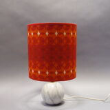 Lamp to lay 1970 marble fabrics