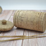 Jar with 100% cork lid