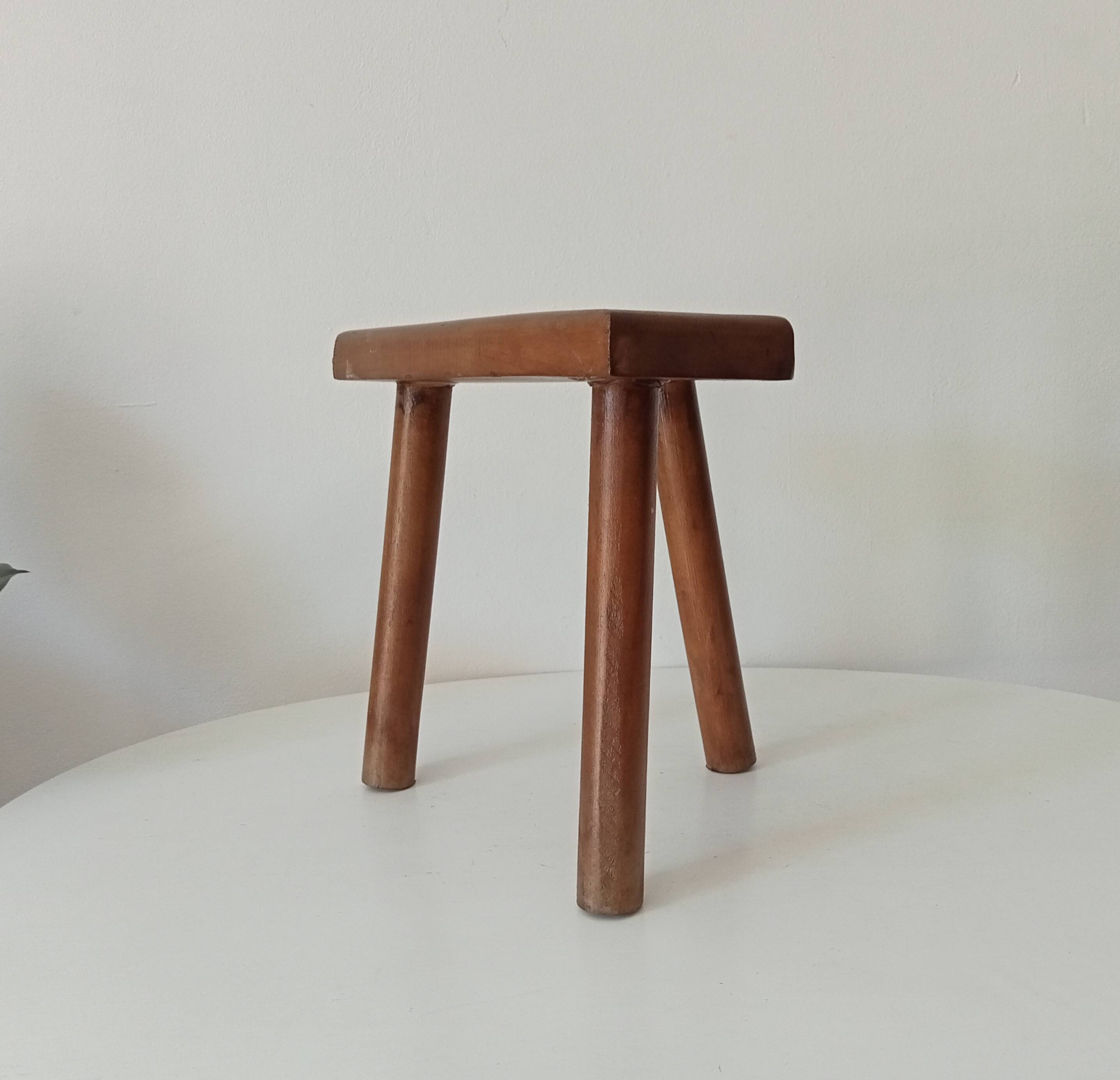 Tabouret tripode vintage