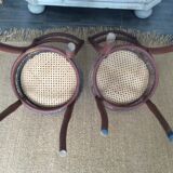 2 chaises cannées Josef Hoffmann