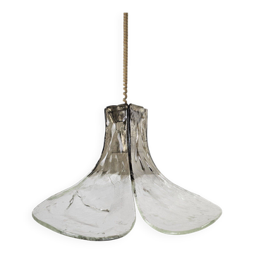 Tulip pendant lamp by Carlo Nason for Mazzega 1970s