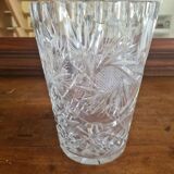 Saint-Louis style cut crystal vase