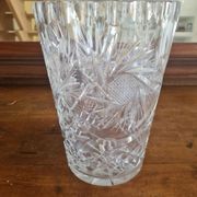 Vase en cristal taillé style Saint-Louis