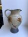 Very large pitcher / ceramic pitcher / glazed pottery 60s-70s signed