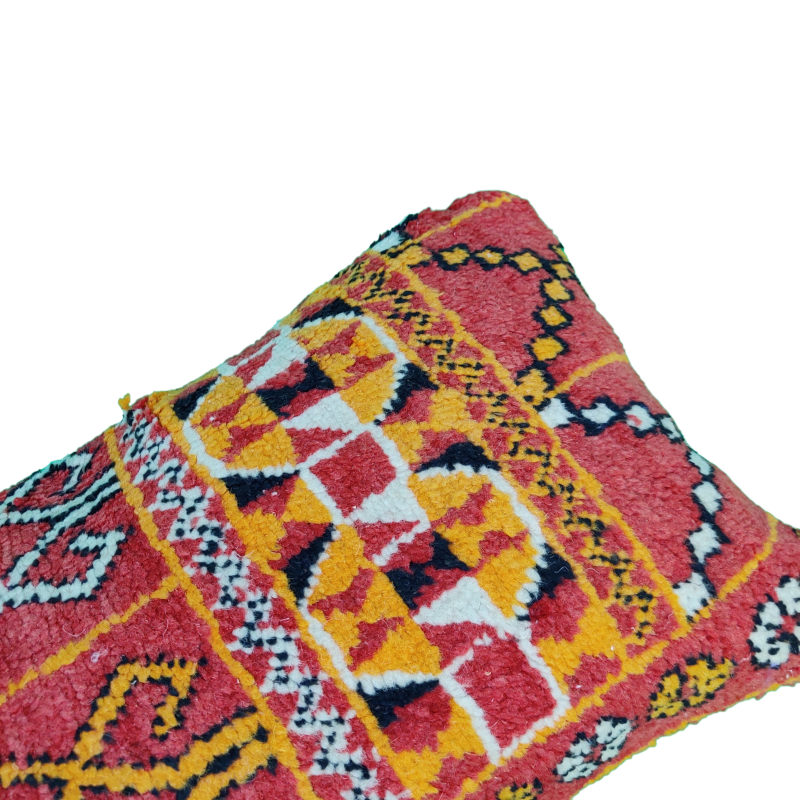 Coussin berbère orange rouge 30x55