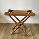 Folding stool in beech wood and mulching years 40-50