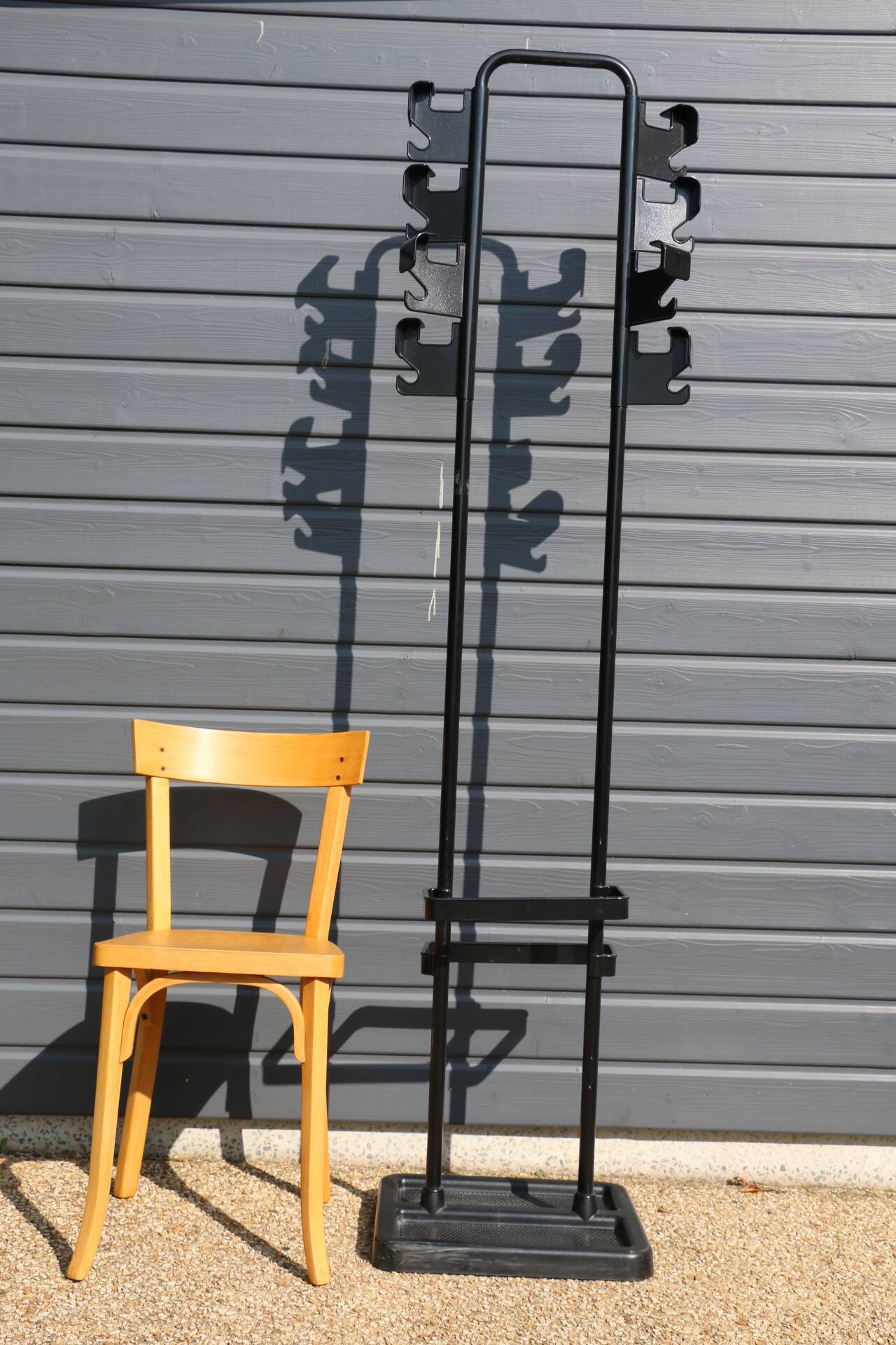 Portemanteau Manade noir 8 patères