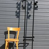 Manade black coat rack with 8 hooks