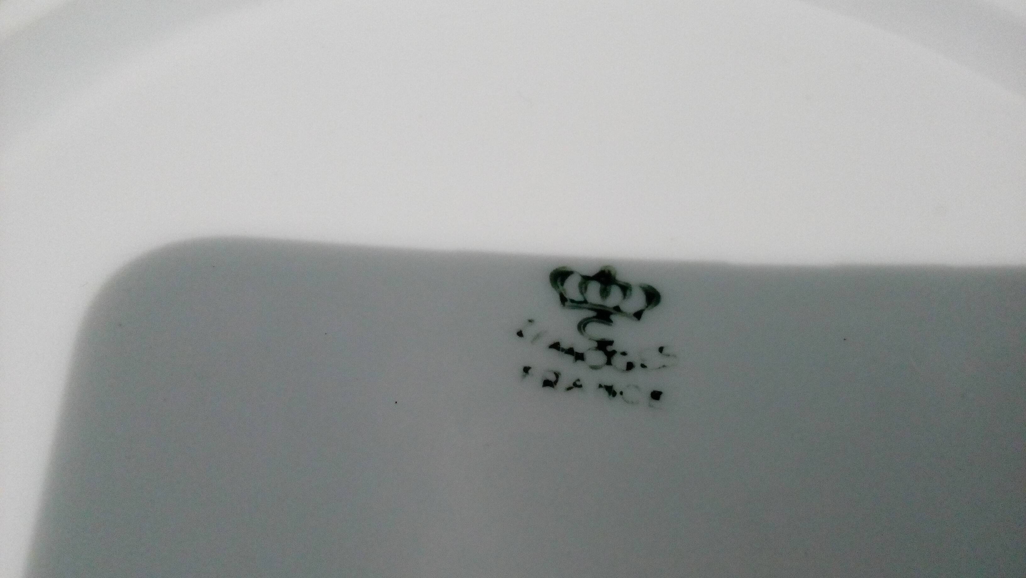 White porcelain salad bowl