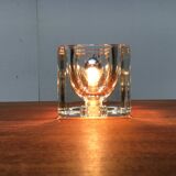 Vintage German table lamp in glass TA 14 Cube by Peill & Putzler, 1970s.