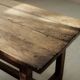 Handcrafted solid oak farmhouse table – France, 1950s
