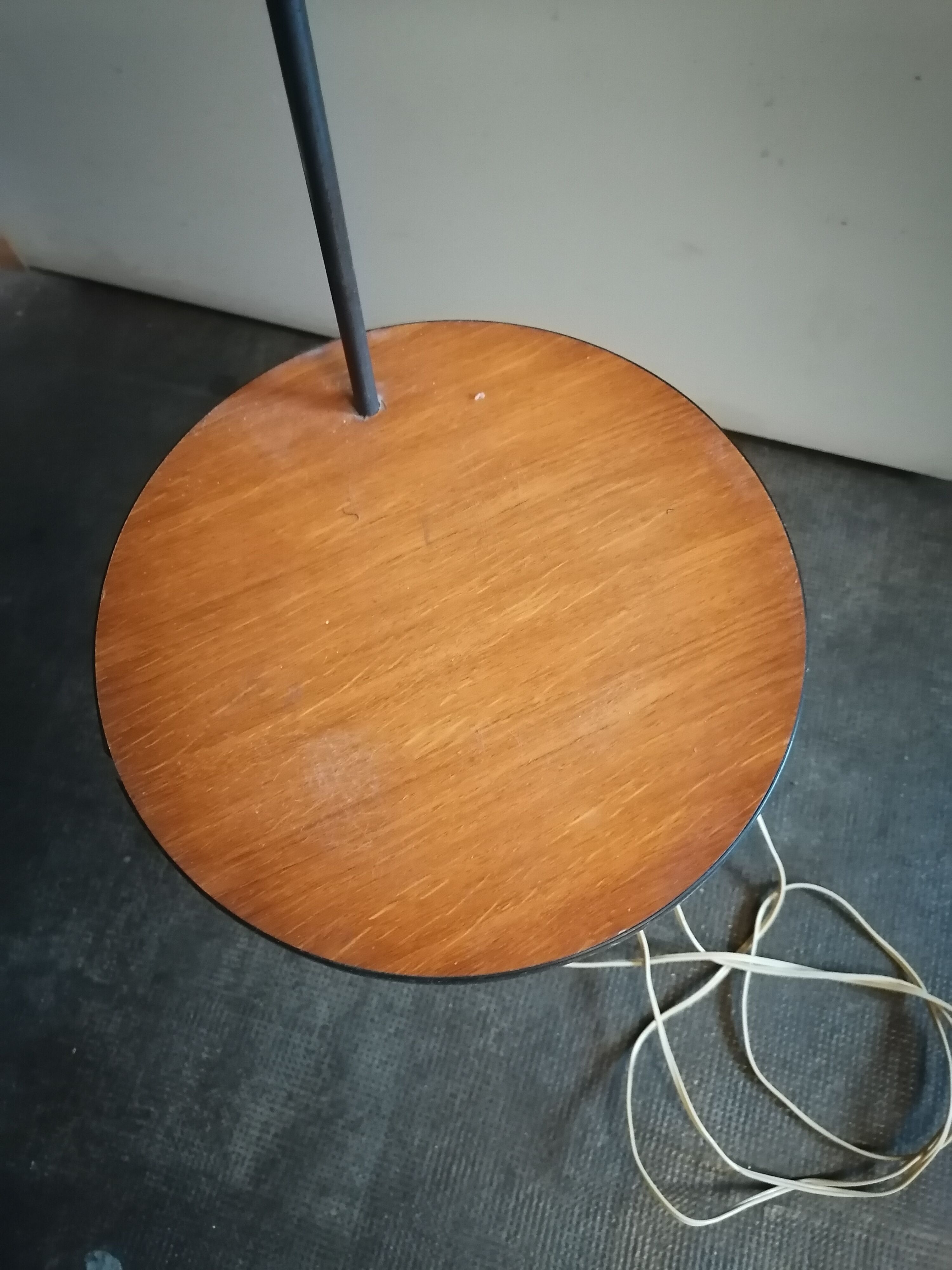 Floor lamp foot 1960 1970 without metal lampshade