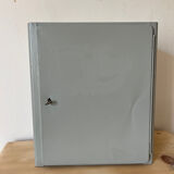 Metal pharmacy cabinet