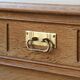 Vintage 1970 Danish Brutalist Light Oak Sideboard, Style of Henning Kjærnulf